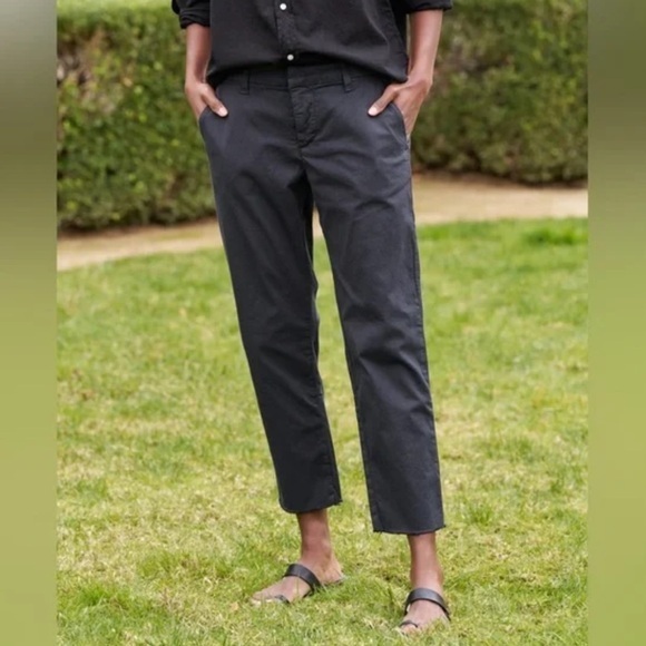 Frank and Eileen Wicklow Italian Chino Pants in Black Size 6